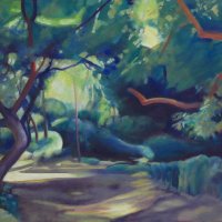 WALNUT TREE BY THE RIVER